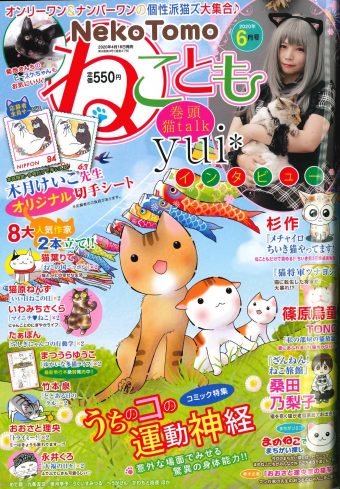 ラッキーウィンク ねことも雑誌掲載